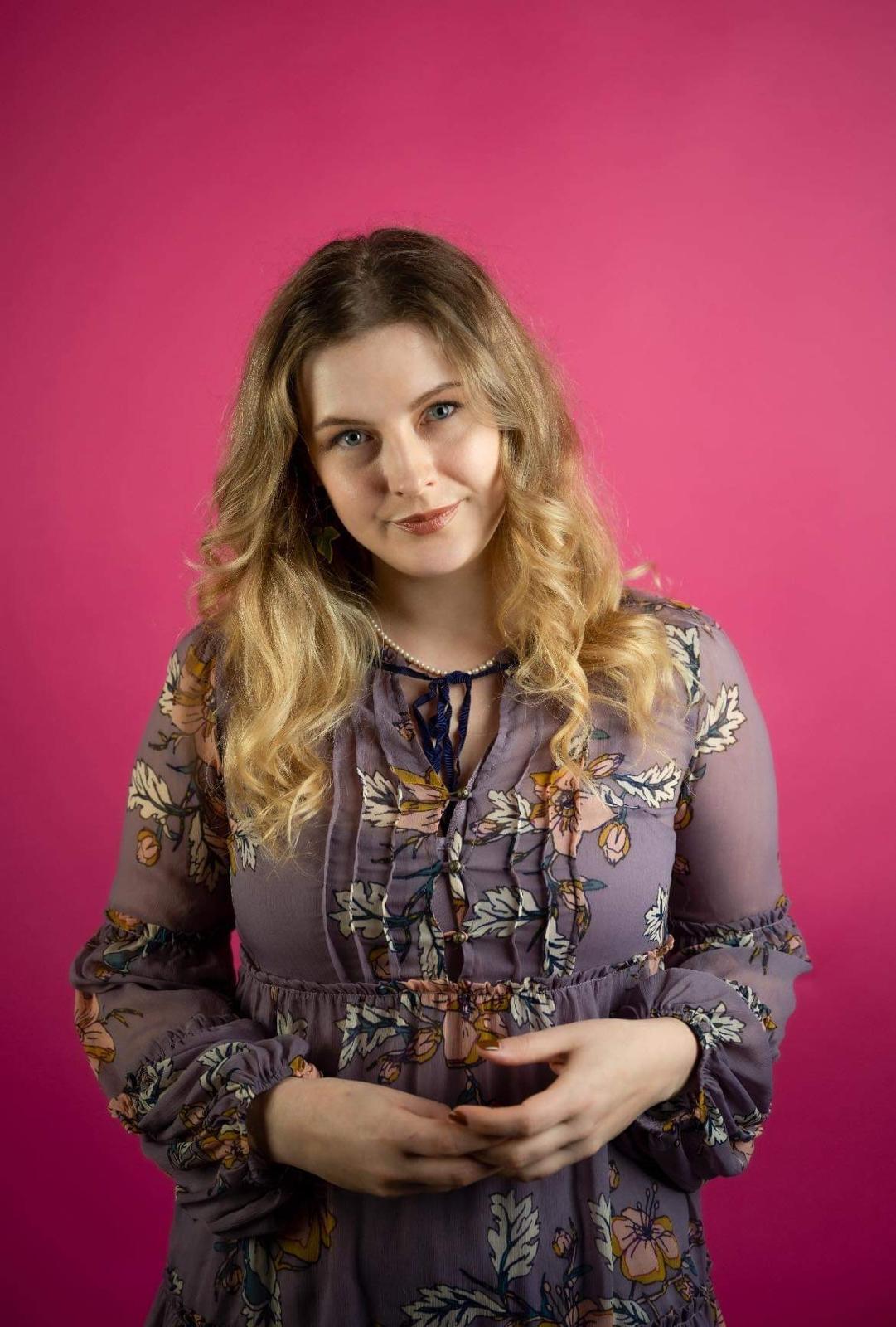 Studio portrait of Tyler Yvonne Wallin
